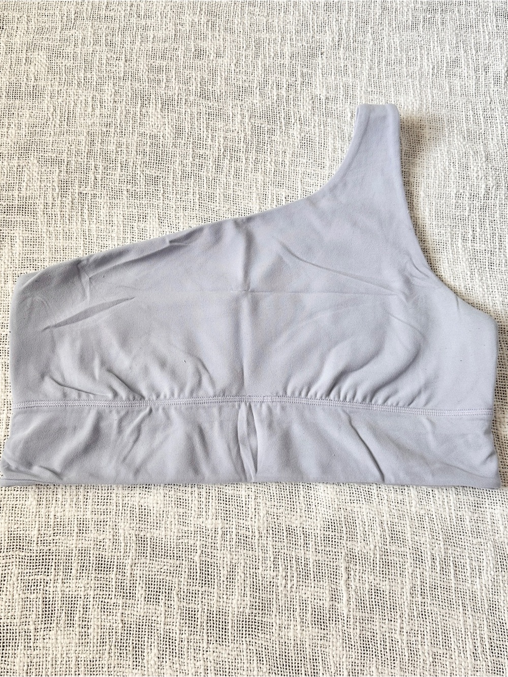 Lululemon Align Asymmetrical Bra Light Support A/B Cup Lilac Smoke 🪻 Size 12